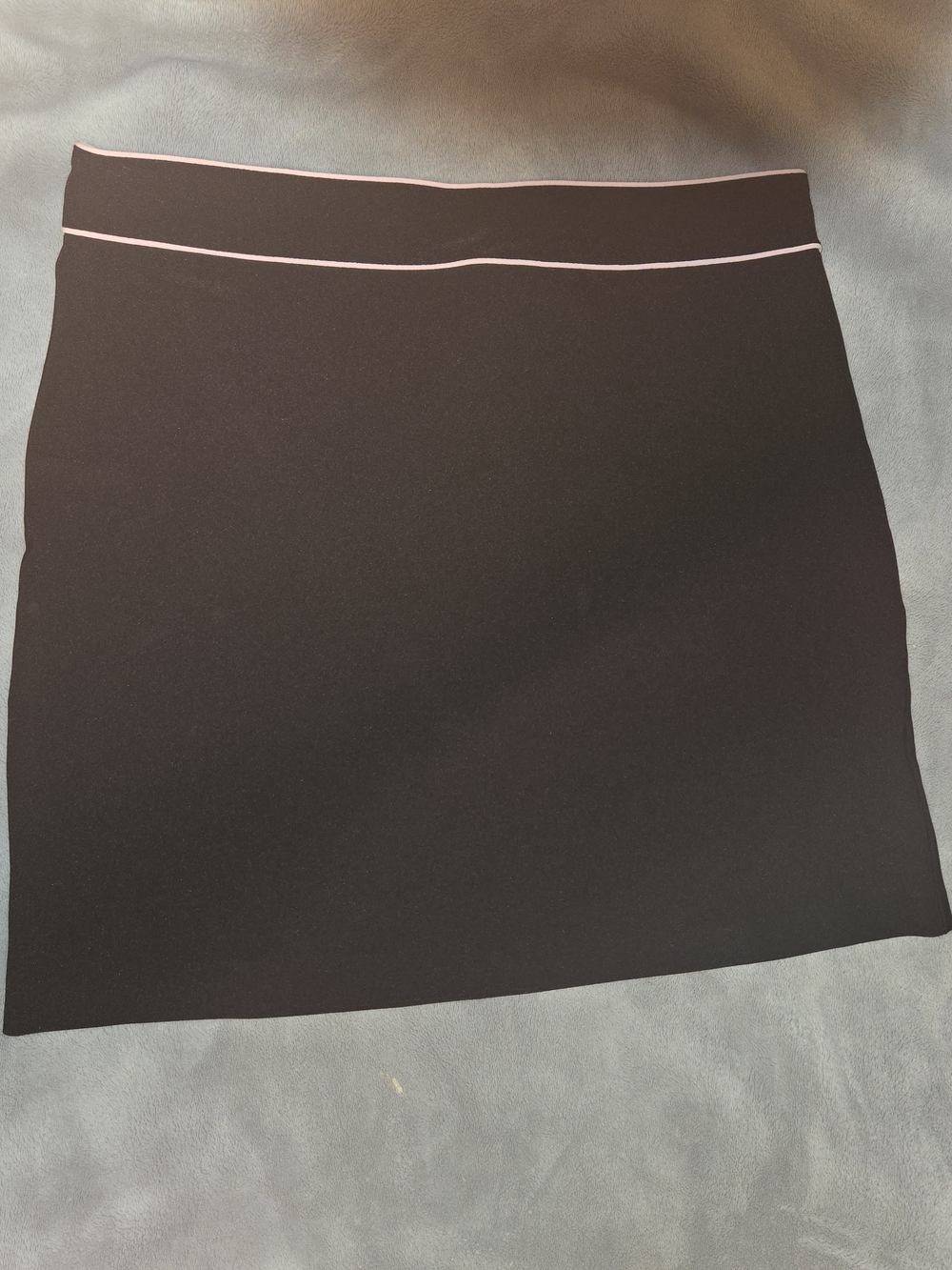 My Michelle Black Mini Skirt with Pink Waistband Accent SZ 13/14